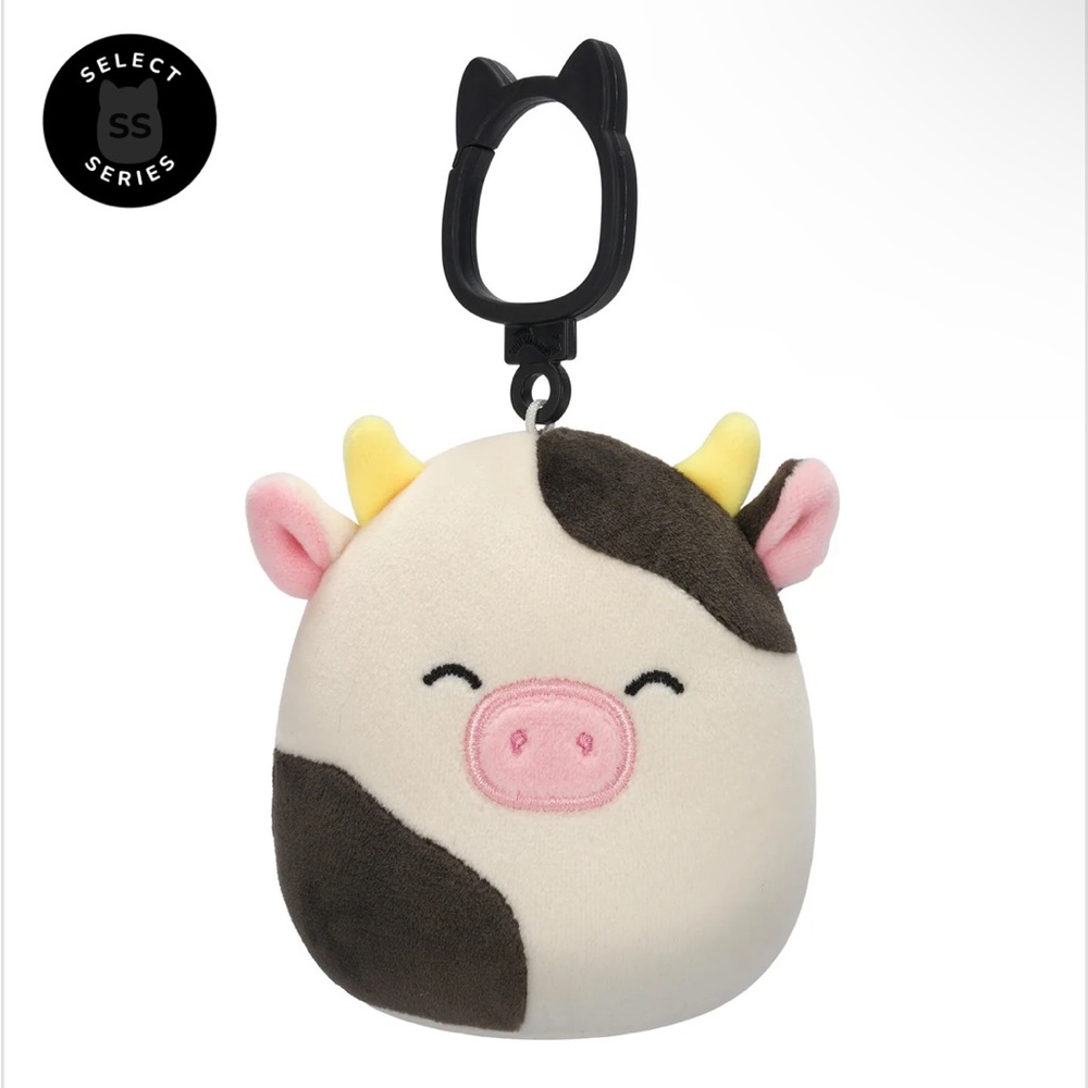 Squishmallows Select Series cow clip bundle NWT - Picture 7 of 7